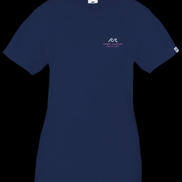 Simply Southern Roar Tee in Midnight navy XL - Picture 2 of 3